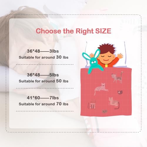 Sivio Cotton Weighted Blanket for Sleeping, 36"x48" 5 lbs - Image 6