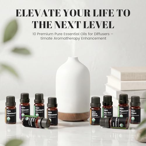 Organic Essential Oils Set, Top 10 100% Pure Natural Oil for Diffusers - Image 6