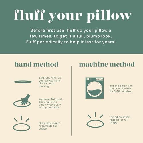 ComfyDown 16x18 Throw Pillow Insert, Down & Feather Fill, 100% Cotton Cover, Made in USA – Premium Soft Decorative Pillow Form Sham Stuffer for Bed, Sofa & Couch - Image 4