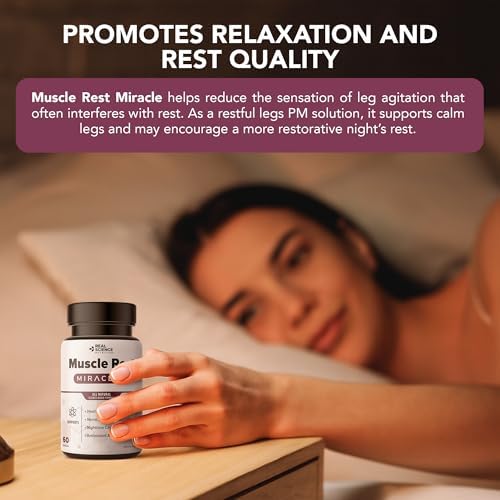 Real Science Muscle Rest – Natural Muscle Relaxer Capsules for Post-Exercise Recovery & Relaxation – with Vinitrox & GABA for Circulation, Oxygen Delivery & Nerve Support, Made in USA, 60 Capsules - Image 4