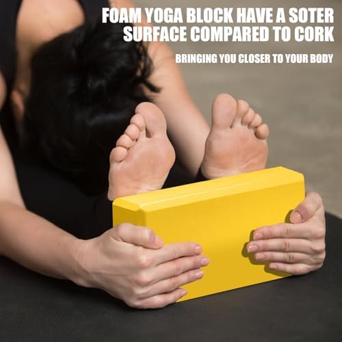 Septo 2 Pcs Yoga Blocks, 9x6x3 Inch Foam Blocks for Pilates - Image 6