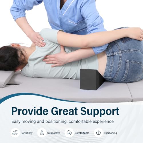 Pelvic Sacral SOT Blocks 2pcs, Chiropractic Wedge Blocks for Sacral & Pelvic Support, Dejarnette Style Chiropractor SOT Blocks Physical Therapy Wedges for HIPS - Image 6