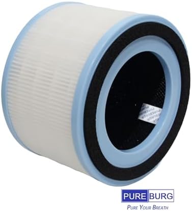 PUREBURG Replacement Filter Compatible with Levoit SPROUT Air Purifier LAP-B851S-WNA, H13 True HEPA and Activated Carbon Multi-Layer Filtration, Pack of 2 - Image 4