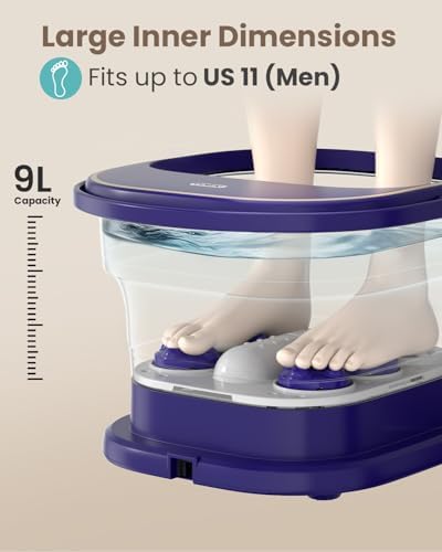 Puboo Electric Foot Bath Massager with Remote, 16 Motorized Massage Balls - Image 7
