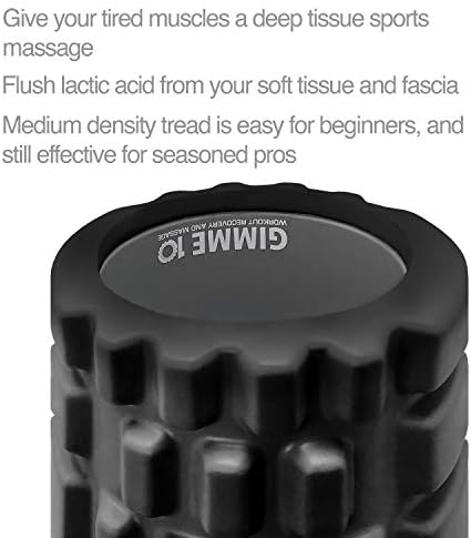 Trigger Point Releasing Foam Massage Roller with Medium Compression for Exercise, Stretching, and Muscle Recovery - Relieves Muscle Tightness, Improves Mobility, and Circulation - Image 2