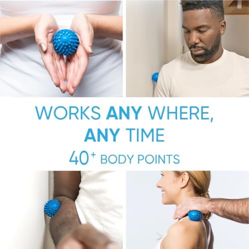 Dr. Cohen's acuball-Mini - Heatable Deep Tissue Massage Ball - Trigger Point Massage Therapy for Myofascial Release - Spiky Foot & Back Massager Ball for Targeted Pain Relief (Pack of 2) - Image 3