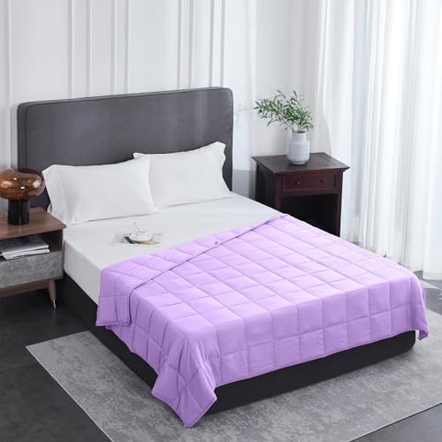 L'AGRATY Weighted Blanket - 48"x72" 20lbs Cooling Breathable Heavy Blanket with Glass Beads for Adult All-Season - Image 2