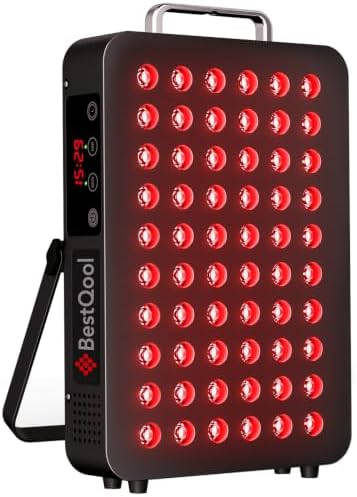 BestQool Red Light Therapy Panel, 660nm & 850nm for Health Support, 105W by Bestqool