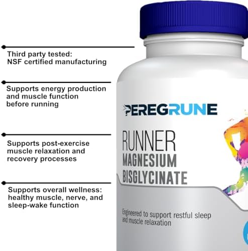 Magnesium Supplement for Runners | High Absorption Magnesium bisglycinate (200 mg) to Support Muscle Recovery, Soreness Post-Workout, Mood, and Sleep | 60 Capsules - Image 5