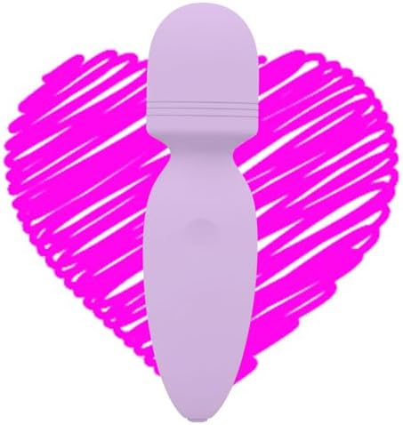 Mini Wand Massager Small Cordless Hand-held Massager Quiet Waterproof Massager Rechargeable Personal Massager for Neck Shoulder Back Body [4.35 * 1.18 inches] by Apowand