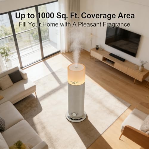 LANTIXIN Waterless Essential Oil Diffuser, Smart App, 900 Sq Ft Coverage - Image 3