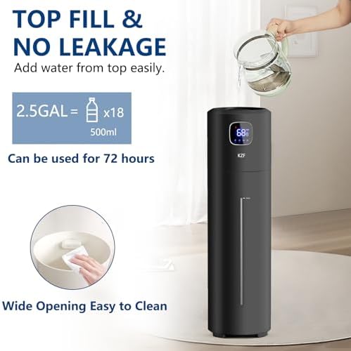 KZF 9L Humidifiers for Bedroom Large Room - Image 3