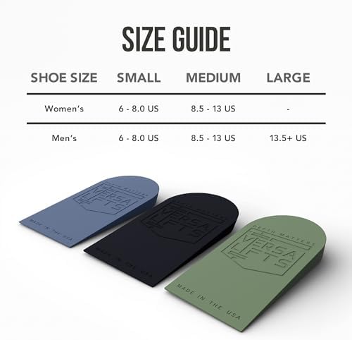 Hybrid™ Heel Lift Inserts (Pair) (Small) - Ideal for Cross Training, metcons, wods, Functional Fitness, HIIT, Squats, plyometrics - Image 2