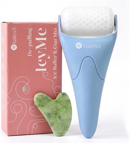 BAIMEI IcyMe Ice Roller for Face and Gua Sha Facial Tool Set by BAIMEI