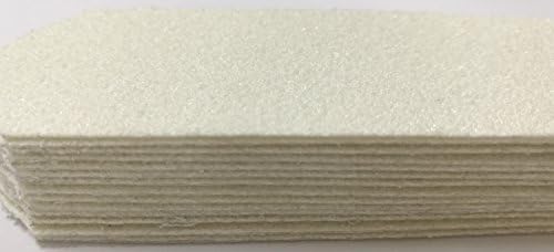 80 GRIT Stainless Steel Pedicure File Refill Pads, 60 Count (80 GRIT White) - Image 3