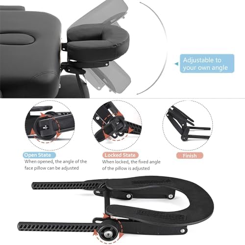 Noverlife Universal Massage Table Face Cradle & Cushion, Multi-Angle - Image 3
