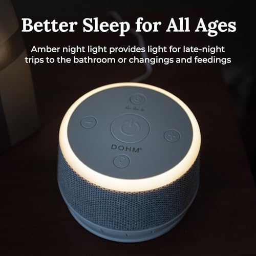Yogasleep Dohm Nova White Noise Sound Machine, Better Sleep for Babies & Adults. Includes Night Light, 10 Fan Speeds & Calming Pink Noise for Louder Noise Masking. Noise Canceling for Office Privacy. - Image 6