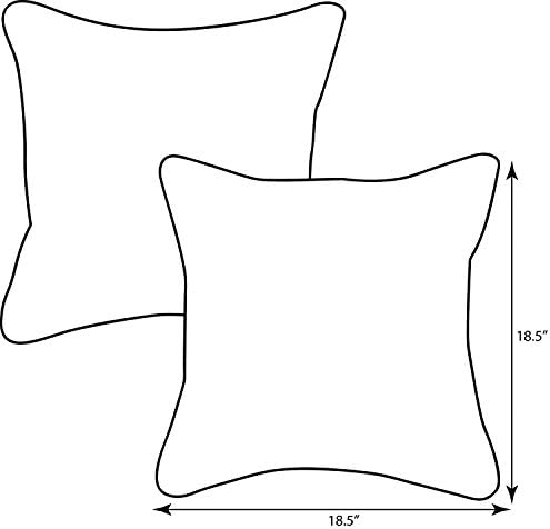 Pillow Perfect Paisley Indoor/Outdoor Accent Throw Pillow, Plush Fill, Weather, and Fade Resistant, Large Throw - 18.5" x 18.5", Blue/Green Pretty, 2 Count - Image 2
