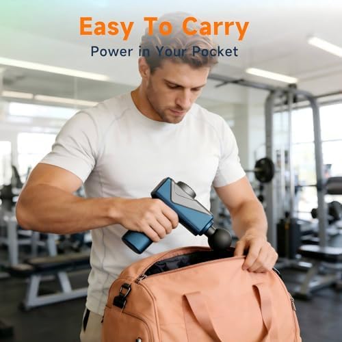 Massage Gun with Heat, Powerful Warming Massage, Home & Travel, - Image 7