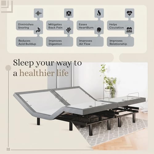 Sven & Son Classic Adjustable Bed Base, Head and Foot Lift, Massage, Under-Bed Lights, USB, Memory, Zero Gravity Smart Frame - King - Image 3