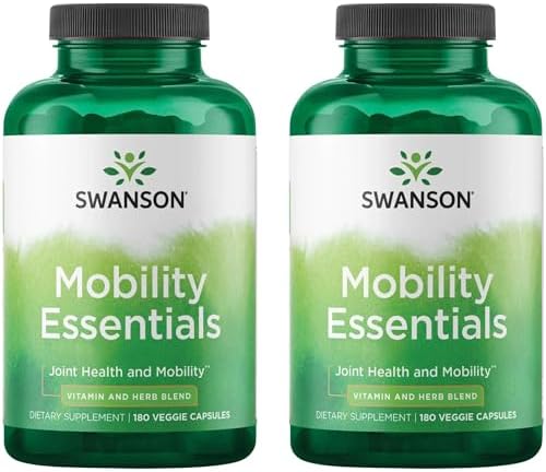 Swanson Mobility Essentials Joint Support, 180 Veg Capsules, 2 Pack by Swanson