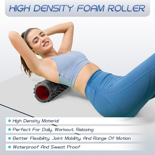 Krightlink 2-in-1 18" Foam Roller Set for Deep Muscle Massage - Image 5