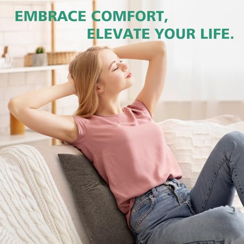 Shinnwa Lumbar Support Pillow for Office Chair, Memory Foam Back Support Pillow for Back Pain Relief, Car, Chair and Couch, 15x17.5x4.5in, Brown - Image 6