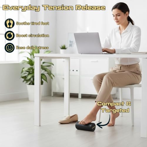 Fitizen Foam Roller – Muscle Massage Rehab Stiff Back Pain Physical Therapy Deep Tissue Firm Exercise Equipment Home Gym Stress Yoga Pilates for The Fit Citizen by FitNation - Image 4