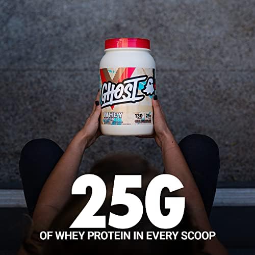 GHOST Whey Protein Powder, Milk Chocolate - 2LB, 25G of Protein - Image 3