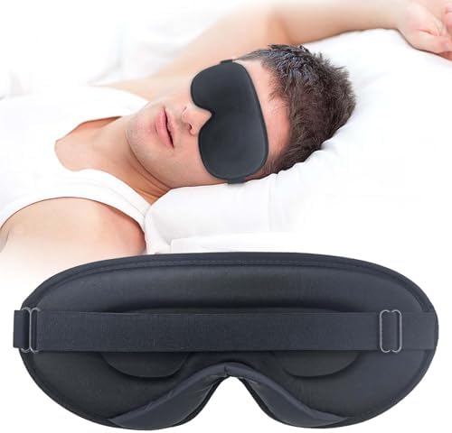 Eye Masks for Sleep, Sleep Masks, Sleep of 3D Light Blocking Blindfold, 3D Contoured Cup Sleeping Mask, Lash Extensions 3D Sleeping Mask, Travel Essentials for Flying, Eye Covers for Sleeping by Unknown