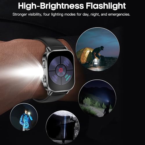 Yowow BIT Smart Watch for Men Women with 2.0" HD Display, Blood Pressure Oxygen Heart Rate Sleep Monitor, 136 Sports Modes, IP68 Waterproof Fitness - Image 5