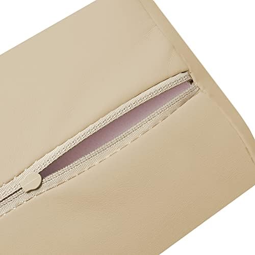 Saloniture Half Round Massage Table Bolster Pillow Pad - 26 x 6 x 3 Inch - Cream - Image 4