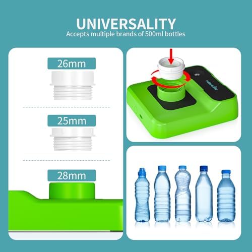 Travel Humidifier, Portable Humidifier for Plants, Bedroom, Office, Hotel or Car, Battery Operated Mini Cool Mist Humidifiers, Quiet 23dB, Auto-off, Night Light & BPA-Free, Grass-Green - Image 7