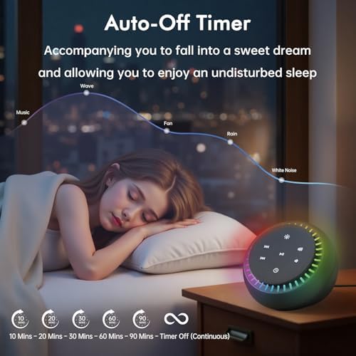 DreamSky Sound Machine for Sleep, White Noise for Sleeping Adults & Baby - Image 3