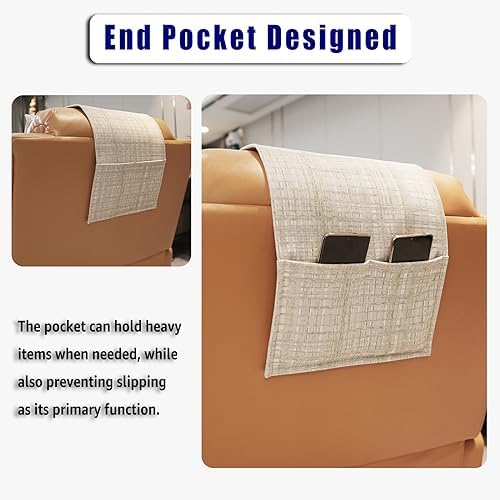 Non-Slip Head Pillow for Recliners - Neck Support Cushion with Velvet Cover for Pain Relief at Home, Office and Travel (Stripes) - Image 6