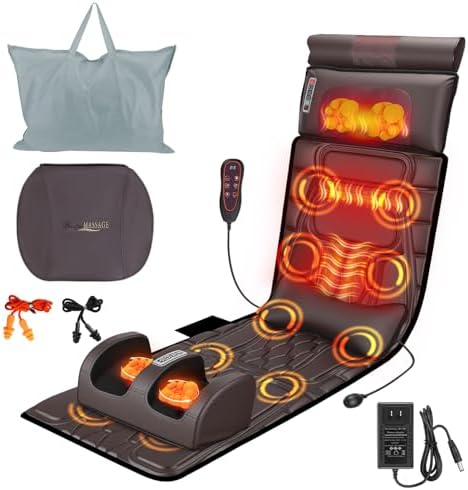 Moclever Foot Massager Machine with Heat – Shiatsu Foot and Calf Massager for Circulation & Pain Relief, Deep Kneading Massage Roller, 3 Modes & Intensities, Remote Control, Gifts for Men & Women by Moclever