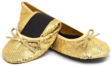 Foldable Flats for Women, Portable Ballet Shoes for Wedding &Travel Comfort - Image 3
