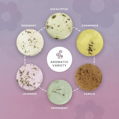 Shower Steamers Gift Set – 6 Aromatherapy Shower Bombs with Essential Oils – Relaxation & Stress Relief Spa Gift for Women & Men – Natural Self-Care Shower Fizzies – Home Spa Kit – De-Stress Scents - Image 5