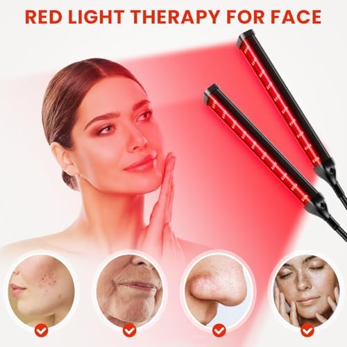 Viconor Red Light Therapy Lamp,4 Head Infrared Light Therapy for Body Device with Adjustable Stand-660nm Red Light＆850nm Near Infrared Light Therapy Device for Face,Body,Pain,Skin at Home - Image 4