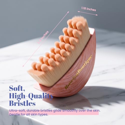 ROSELYNBOUTIQUE Lymphatic Contour Face Brush & Gua Sha Facial Tools - Image 4