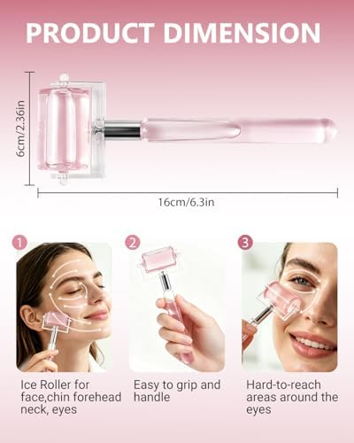 Ice Roller for Face and Eye Reduce Puffiness & Soothe Skin - Image 2