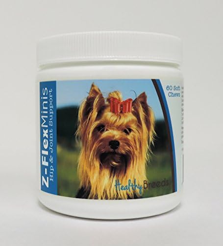 Healthy Breeds Yorkshire Terrier Z-Flex Minis Hip and Joint Support Soft Chews 60 Count by HealthyBreeds