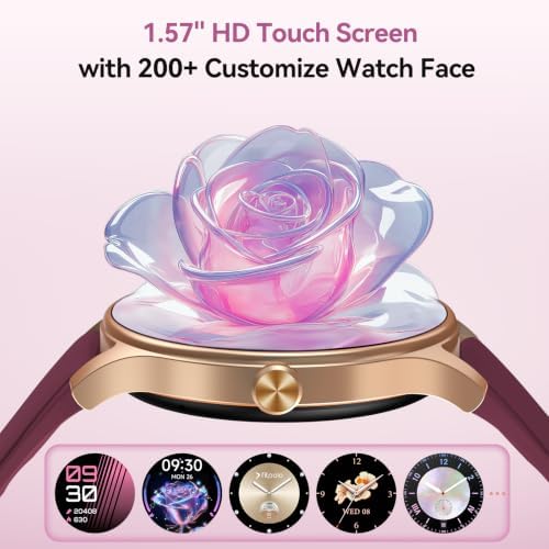 Fitpolo Smart Watch for Women, 105+ Sports Modes Fitness Tracker (Purple) - Image 2