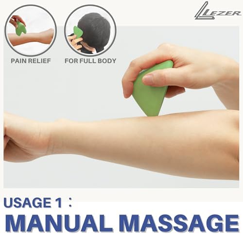LEZER Large Trigger Massage Point, Manual Massage Ball, Muscle Knot Release Tool, Deep Tissue Relief, Hip Flexor Iliacus Back Psoas Hand Foot Myofascial Physical Therapy, 3.5 inｘ3 in, Green - Image 4