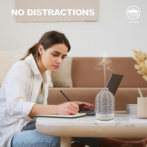 VICTORIA AROMA Essential Oil Diffuser - Multifunction Aromatherapy Diffuser - Image 5