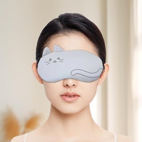 PERFECTSIGHT Cute Sleep Eye Masks (Grey Cat) - Image 6