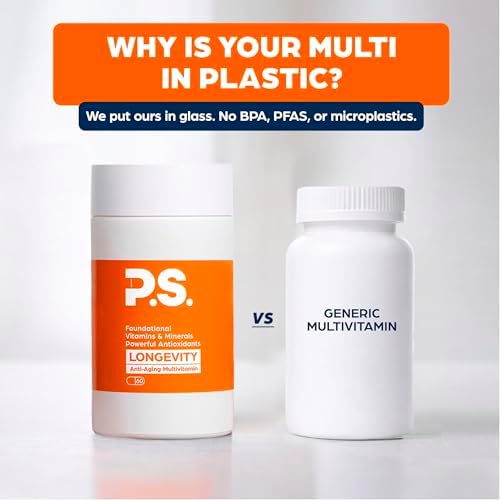 PS Longevity Anti-Aging Multivitamin, Urolithin A & CoQ10, 60 Day Refill - Image 4