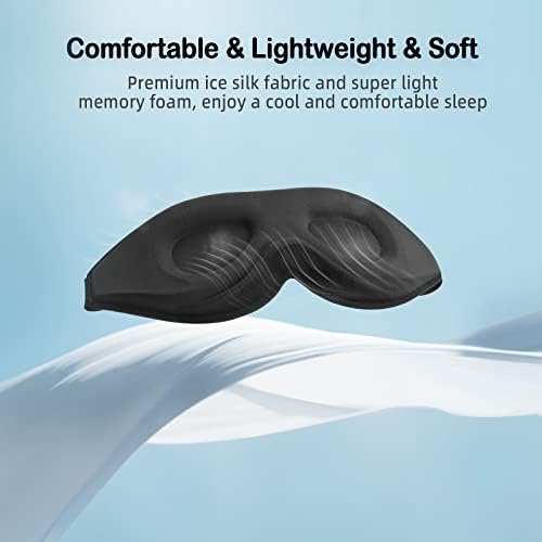 LitBear Sleep Mask for Side Sleeper Women Men, Eye Mask for Sleeping - Image 5