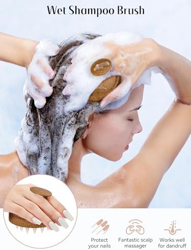 HEETA Scalp Massager Hair Growth Scrubber for Dandruff Removal Hair Care - Image 3