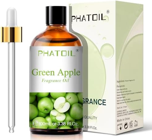 PHATOIL Green Apple Fragrance Oil for Diffuser Aromatherapy 3.38FL.OZ - Image 2